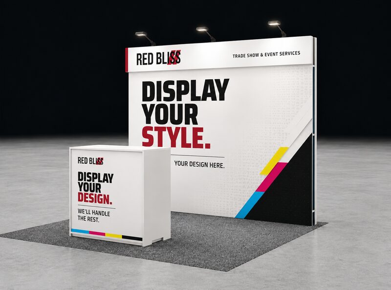 10×10 Backwall Kit — Red Bliss, Las Vegas